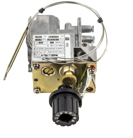 Gasventil 098237-08 0630545 für SIT 630 Eurosit LP/Nat, kompatibel mit Superior und für Astria Gas-Kaminöfen, Metall, max. 12 PSI, Ersatzteil für Erdgas- und Propansysteme