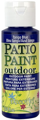 DecoArt Outdoor Acylic Paint, Acrylic, Tango Blue, 59ML