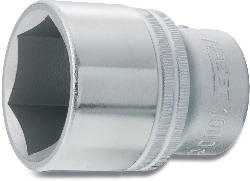 Hazet 1000-22 Douille carré creux 20 mm/profil à 6 pans extérieurs Taille 22 longueur 52 mm