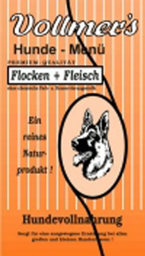 Vollmer's 37003 Hundefutter Flocken und Fleisch 15 kg