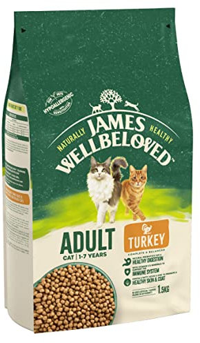 James Wellbeloved Sac de 1,5 kg, Nourriture sèche hypoallergénique pour Chat