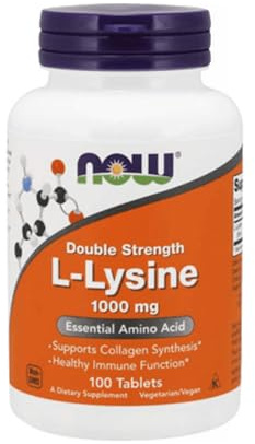Now Foods - L-Lysin 1000mg - 100 Tabletten - 1 x 100 Tabletten