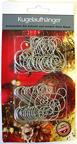 Kugelaufhänger 40 Stück Christbaum Weinachtsbaum Schmücken