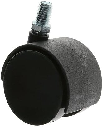 MS Beschläge® Möbelrolle Transportrolle Lenkrolle ø 50mm aus Kunststoff mit Gewindestift Möbeltransportrolle
