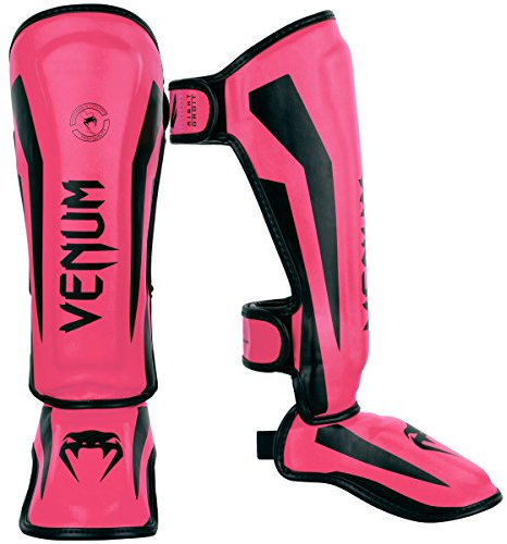 Venum, Elite Protège-Tibias Enfant, Mixte Enfant, L, Neo Rose