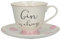 Creative Tops 5213684 Gin and Tonic Cup and Saucer with a Gift Box, Fine China, Multi-Colour, 15 x 15 x 8.5 cm