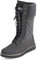Polar Donna Pelliccia Ecologica Caldo Termica Impermeabile All'Aperto A Passeggio Neve Inverno Suola Di Gomma Calf Stivales - Grigio Pelle - UK5/EU38 - YC0613