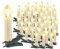 Lunartec Lichterkette Outdoor: 2er-Set LED-Weihnachtsbaum-Lichterketten, je 20 LED-Kerzen, IP44 (Weihnachtsbaumkerzen Outdoor, Weihnachtsbaumkerzen außen, Weihnachten)