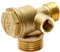 Othmro 1 valve anti-retour pour compresseur d'air en laiton à 3 voies - 2 x 1,6 x 0,8 cm - Accessoire pneumatique fileté mâle - Valve anti-retour - Pièces de rechange - Outil de connecteur de tube