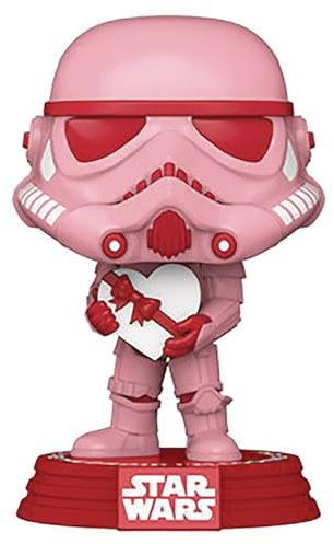 Funko Pop! Star Wars: Valentines-Stormtrooper mit Heart - Sturmtruppler - Vinyl-Sammelfigur - Geschenkidee - Offizielle Handelswaren - Spielzeug Für Kinder und Erwachsene - Movies Fans