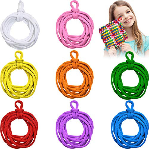 Loom Topflappen-Schlaufen, Webwebstuhl-Schlaufen zum Weben von Bastelarbeiten, mit mehreren Farben, kompatibel mit 17,8 cm Webrahmen (384)