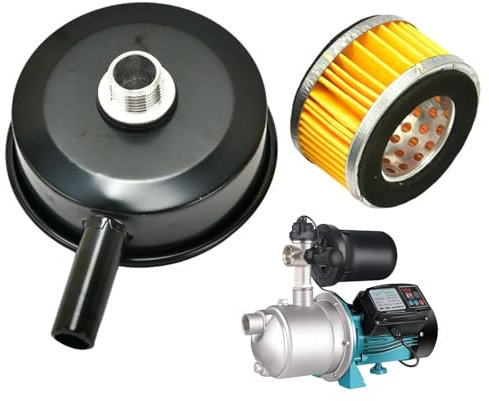 Gmokluytw Filtro silenciador de compresor de aire,Filtro silenciador | Piezas de repuesto del silenciador de ruido Filtro de admisión Filtro silenciador - Silenciador reductor de ruido eficaz con