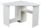 Panana Corner Office Desk Computer Workstation PC Laptop Table with Shelves Home Office White
