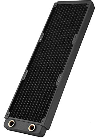 Water Cooling Radiator, TSRP-BP G1/4 Thread Copper Radiator Heat Sink Computer Water Cooling Liquid Heat Exchanger for Computer Water Cooling Radiators(360mm)