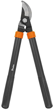 R.G. Astschere Gartenschere Bypass Baumschere 44cm Astschneider Strauchschere, Schwarz/Orange