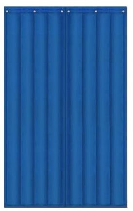 YSUEFIJO Rideau de Porte Isolant Coton 100x240cm, Rideau Thermique Isolants Anti Froid, Rideau de Porte Épaississant d'hiver, Porte Rideau Isolant Phonique Anti Bruit, Approprié au Patio de Couloir