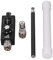 Antena de Onda Corta QRP HF Banda Completa Sintonizada Antena FM Aviación UV Antena con Fuerte Direccionalidad para Transmisión de Recepción de Señal