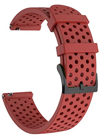 DAVNO 20mm Orologio Silicone Cinturino Per SUunto 3 Fitness Cinturino Per Polar Ignite/2/Unite Smartwatch Cintura Writband, For Polar Ignite, agata