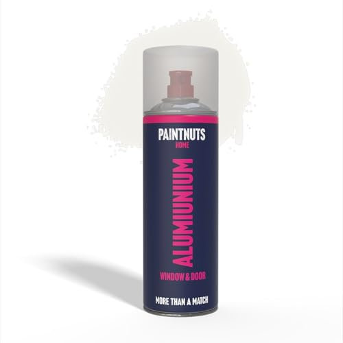 Paintnuts Aluminium Window & Door Paint - RAL-9016 - TRAFFIC WHITE Matt 400ml Spray Can
