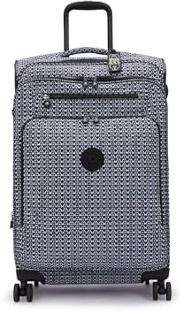 Kipling Trolley aus Stoff, vier um 360 Grad drehbare Rollen mit erweiterbarem Hauptfach und drei geräumigen Außentaschen und zwei Innentaschen mit Reißverschluss. Ideal zum Organisieren, Dd2 Signature