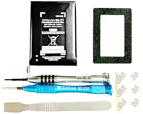 NS Switch Lite Batterie rechargeable + kit d'outils de réparation pour consoles de poche Nintendo Switch Lite, lithium-ion d'origine HDH-003 3570 mAh + tampon en mousse / ruban adhésif double face