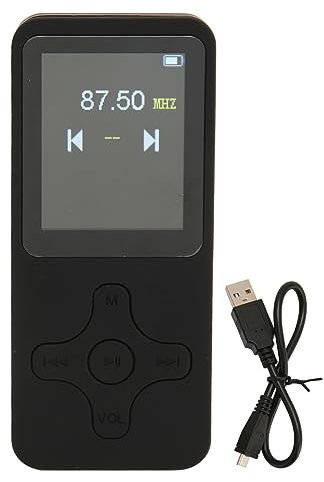 32 GB MP3-Player mit UKW-Radio, E-Book, Sprachaufnahme, 1,77 Bildschirm, unterstützt Ape, FLAC, MP3, WMA, WAV, AAC LC, AVI, JPG, BMP, WAV, TXT, HiFi Sound