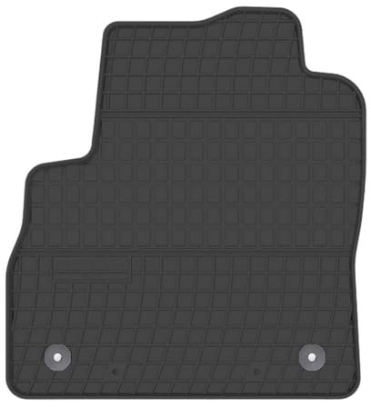 Wielganizator Automatte – Passend für Opel Astra K 2015-2021 – Gummimatte – Autozubehör - Auto Fußmatten – Fußmatte Auto – 1 – schwarz
