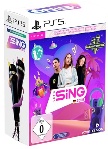 Let's Sing 2025 German Version (+ 2 Mics) (PlayStation 5)