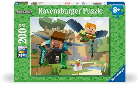 Ravensburger Minecraft 200 Piece Jigsaw Puzzle for Kids Age 8+