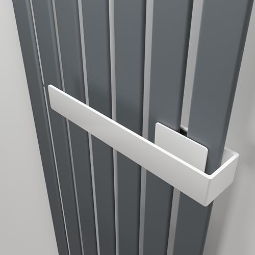 350mm White Towel Bar For NWT Direct Corwen & Brecon Vertical Radiators