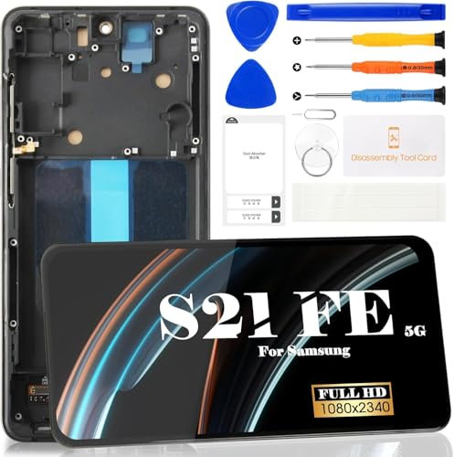 Écran LCD TFT de rechange pour Samsung Galaxy S21 FE 5G SM-G990B, SM-G990B/DS, SM-G990U Noir