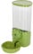 Kerbl Pet Dispensador de Agua 850 ml, para Conejos y Animales pequeños, Rejilla de fijación, Tapa extraíble, Plástico, No gotea, Verde|Transparente