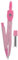 jojofuny 1 Ensemble boussoles circulaires bureau géométrie Étudiants boussole mathématique peinture compas crayon dessiner des compas pour l'art compas à bois Métal rose