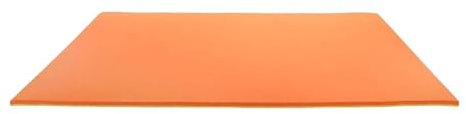 F Fityle Tapis Flottant pour l'eau, Jeu d'eau Flottant Raft Lounge Matelas, Tapis Flottant en Mousse Portable pour Extérieur, Rivière, Piscine, Jaune Orange, 110X40X2.2cm, sans Sangle