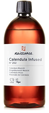 Naissance Ringelblumenöl (Nr. 202) - 900ml - Calendula Öl für Kosmetik, Gesicht, Haut, Körper, Natürlich Calendulaöl