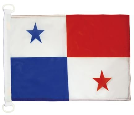AZ FLAG Bootflagge Panama - 45x30 cm - Panamaische Bootsfahne 30 x 45 cm Marine Flaggen - Flaggen