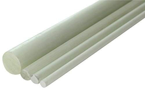 Gfrp-glass Fibre Tige 8 mm Pultruded, longueur 1000 mm