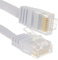 kenable FLAT CAT6 Ethernet LAN Patch Cable Low Profile GIGABIT RJ45 4m White