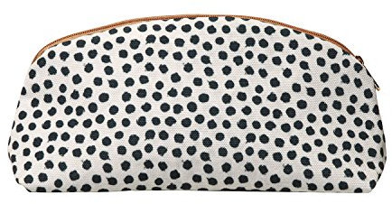 C.R. Gibson Geldbörse aus Segeltuch mit Reißverschluss., Dottie (Schwarz) - HPP1-17903