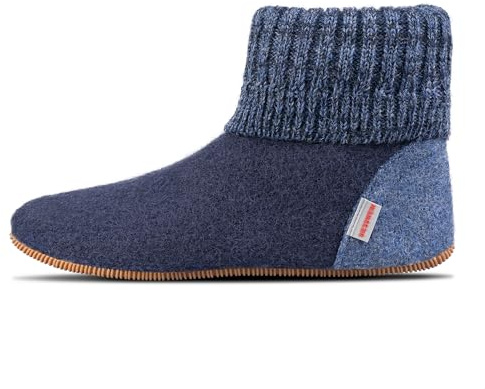 Giesswein Chaussons Wildpoldsried | Chaussons chauds en feutre à semelle antidérapante – en laine vierge pour femme & homme