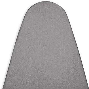 Encasa XO Housse Table à Repasser avec Feutre épaisseur 4 mm - Gris - Plain Couleurs Cotton, Elastic (Convient à la Norme Medium Boards of 112x34 cm) Réfléchissant à la Chaleur