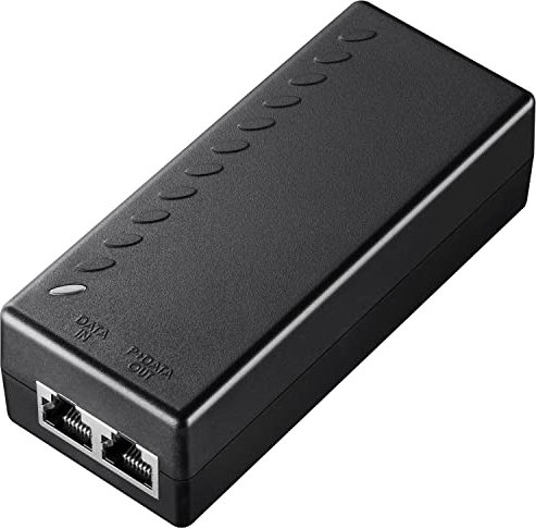 CUDY Injecteur Gigabit PoE/PoE+, Haute Puissance (30 W) - Uscita 48 V-54 V - 10/100/1000 MB/s RJ-45
