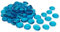 Erment - Bonitos pepitas de cristal azul- 800 g – elegantes y limpias – piedras muggle de cristal, piedras decorativas, jarrón, material de colocación, manualidades, etc.