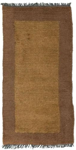 Morgenland Nepal Teppich - 140 x 70 cm - Braun