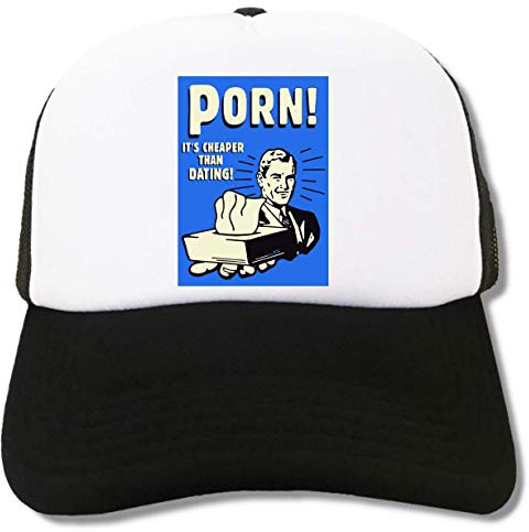 ATPRINTS Porn it is Cheaper That Dating! Funny stylish Trucker Cap Baseball Hat