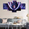 Wallpaper M Leinwand 5 Stücke Poster Naruto Uchiha Obito Anime Wohnzimmer Moderne Wohnkultur (Ungerahmt) Größe C- (Kein Rahmen) Größe C