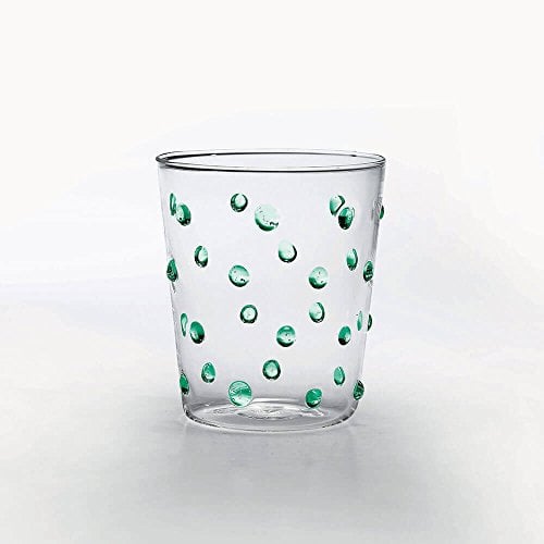 Bicchiere Zafferano Party Tumbler Verde 45 Cl Set 6 pezzi In Vetro