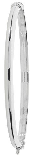 Klassischer 925 Sterling Silber Damen - Klappbar Armreif - 4mm, 7 Gramm WJS21874