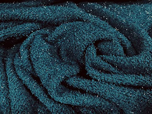 Bouclé Knitwear Kingfisher Doppel-Jersey-Stoff, Meterware