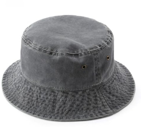 KeepSa Fischerhut Baumwolle Damen/Herren Faltbar Einfarbig Bucket Hat Sonnenhut Anglerhut, Outdoor Hut Sommermütze Garten Camping Wandern Reisen Strandhut